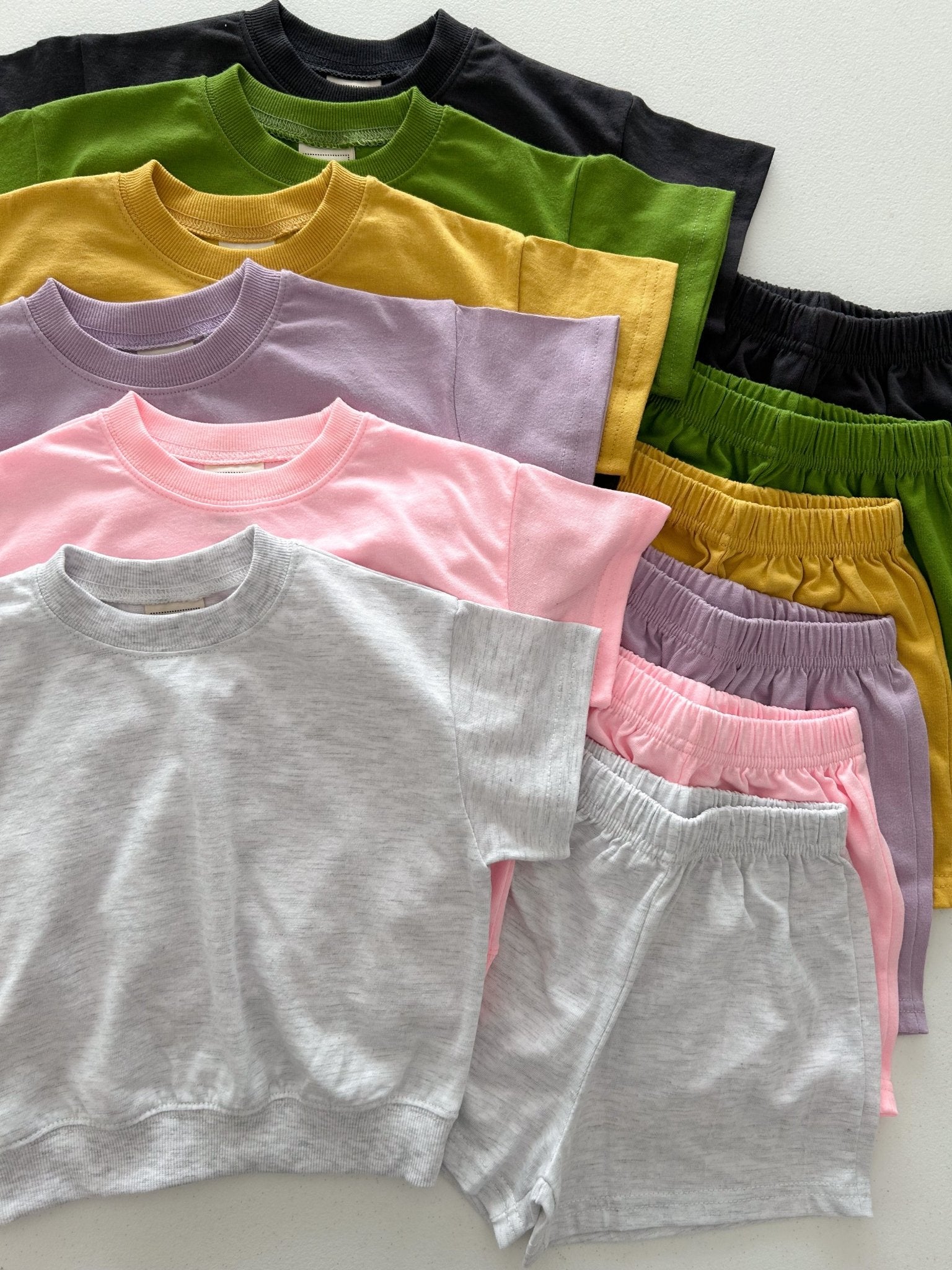 Kids Soy SS26 Short Sleeve Top and Shorts Set (1 - 7y) - 6 Colors - AT NOON STORE