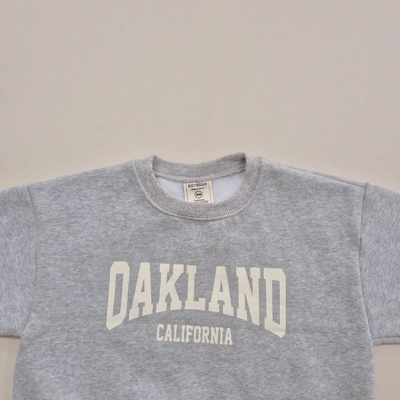 Kids Soy W24 Warm Brushed Fabric 'OAKLAND' Sweatshirt (1 - 6y) - 2 Colors kids outfit