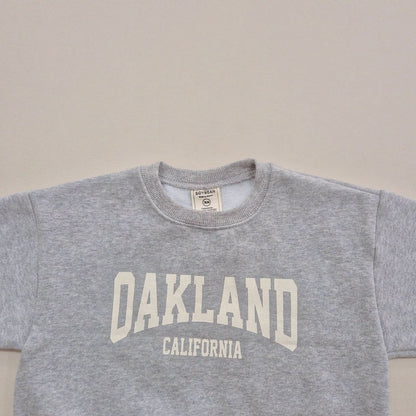 Kids Soy W24 Warm Brushed Fabric 'OAKLAND' Sweatshirt (1 - 6y) - 2 Colors kids outfit