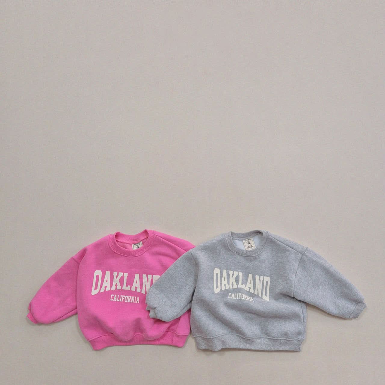 Kids Soy W24 Warm Brushed Fabric 'OAKLAND' Sweatshirt (1 - 6y) - 2 Colors kids outfit