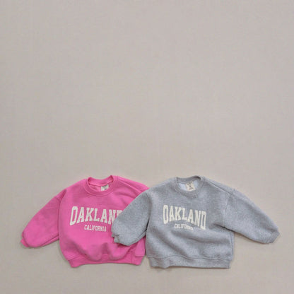 Kids Soy W24 Warm Brushed Fabric 'OAKLAND' Sweatshirt (1 - 6y) - 2 Colors kids outfit