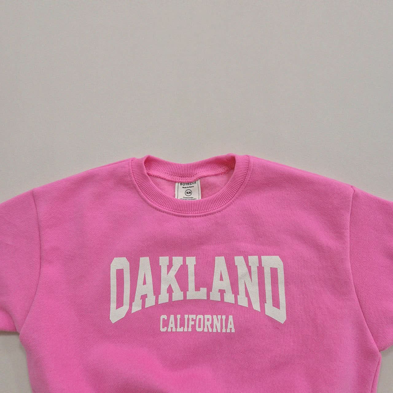 Kids Soy W24 Warm Brushed Fabric 'OAKLAND' Sweatshirt (1 - 6y) - 2 Colors kids outfit