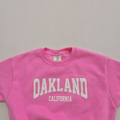Kids Soy W24 Warm Brushed Fabric 'OAKLAND' Sweatshirt (1 - 6y) - 2 Colors kids outfit