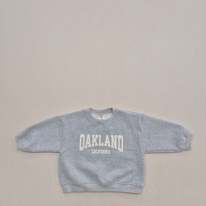 Kids Soy W24 Warm Brushed Fabric 'OAKLAND' Sweatshirt (1 - 6y) - 2 Colors kids outfit