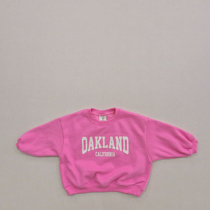 Kids Soy W24 Warm Brushed Fabric 'OAKLAND' Sweatshirt (1 - 6y) - 2 Colors kids outfit