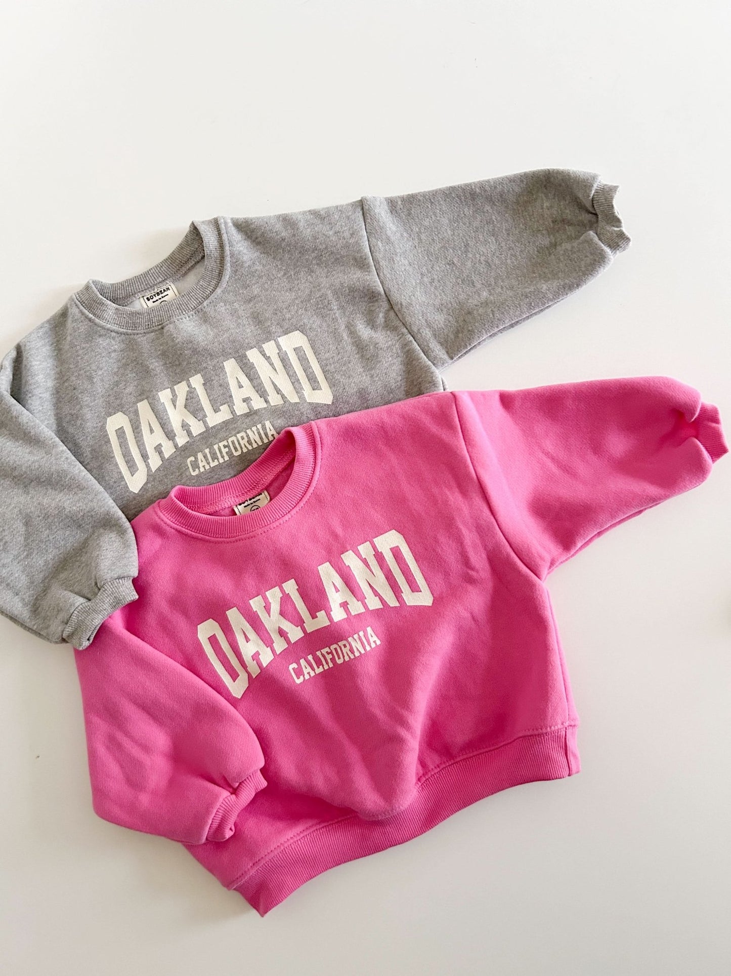 Kids Soy W24 Warm Brushed Fabric 'OAKLAND' Sweatshirt (1 - 6y) - 2 Colors kids outfit