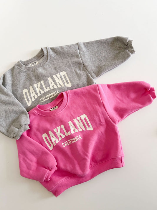 Kids Soy W24 Warm Brushed Fabric 'OAKLAND' Sweatshirt (1 - 6y) - 2 Colors kids outfit