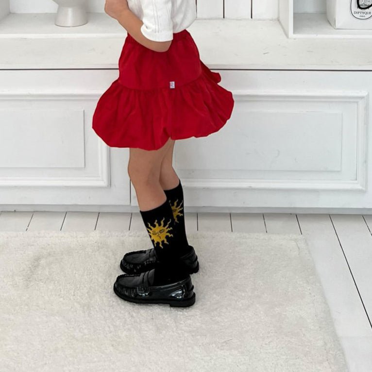 Kids SP26 Balloon Skirt (2 - 7y) - Red kids outfit