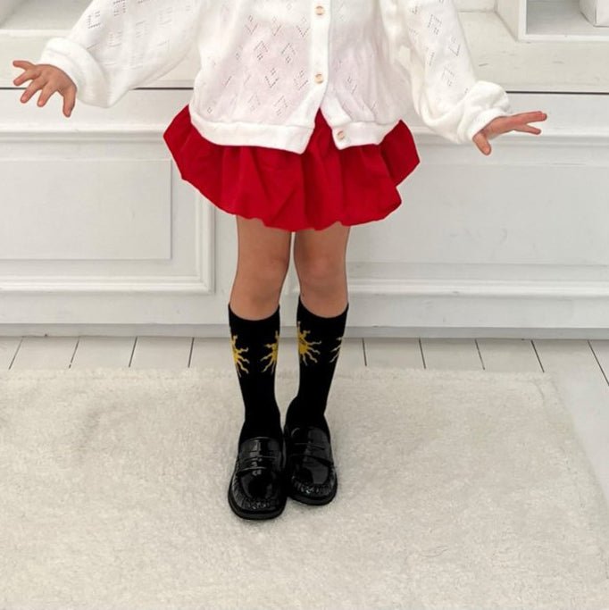 Kids SP26 Balloon Skirt (2 - 7y) - Red kids outfit
