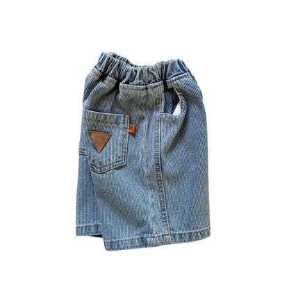 Kids SP26 Denim Shorts (2 - 7y) - Light Denim kids outfit