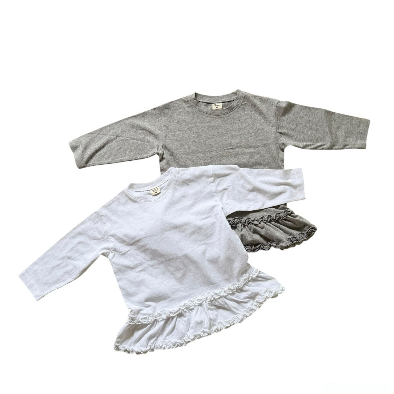 Kids SP26 Ruffle Hem T-shirt Dress (2 - 7y) - 2 Colors kids outfit