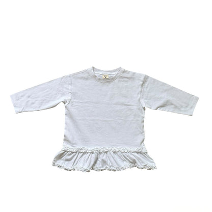 Kids SP26 Ruffle Hem T-shirt Dress (2 - 7y) - 2 Colors kids outfit