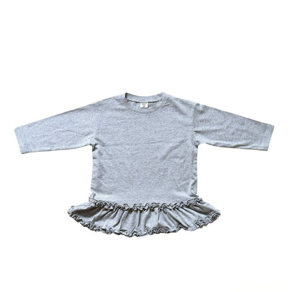 Kids SP26 Ruffle Hem T-shirt Dress (2 - 7y) - 2 Colors kids outfit