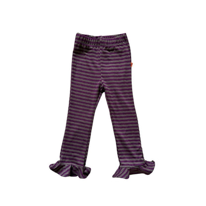 Kids SP26 Stripe Ruffle Hem Leggings (2 - 7y) - 2 Colors kids outfit