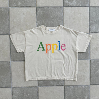 Kids SS25 APPLE Short Sleeve Oversized Top (3 - 7y) - 2 Colors kids outfit