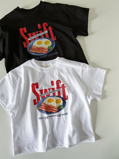 Kids SS25 Brunch Short Sleeve T-Shirt (3 - 12y) - 2 Colors kids outfit