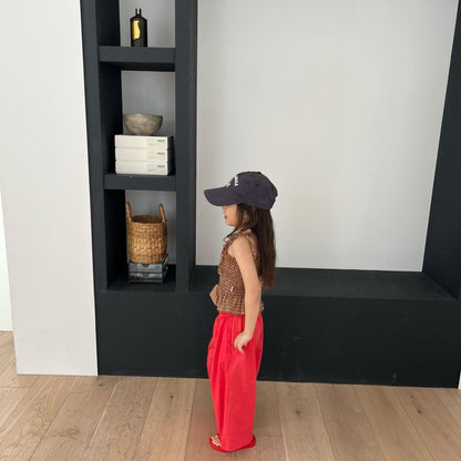 Kids SS25 Garment Dyed Wide Leg Pants (2 - 7y) - 2 Colors kids outfit