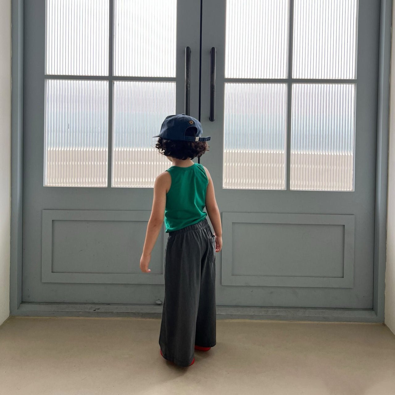 Kids SS25 Garment Dyed Wide Leg Pants (2 - 7y) - 2 Colors kids outfit