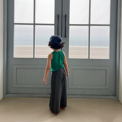 Kids SS25 Garment Dyed Wide Leg Pants (2 - 7y) - 2 Colors kids outfit