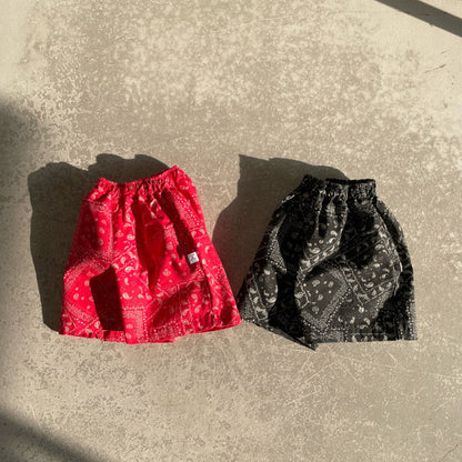 Kids SS25 Paisley Print Knee Length Pants (2 - 7y) - 2 Colors kids outfit