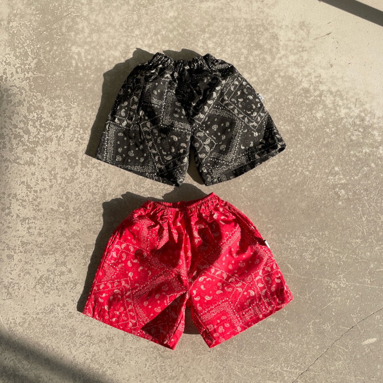 Kids SS25 Paisley Print Knee Length Pants (2 - 7y) - 2 Colors kids outfit