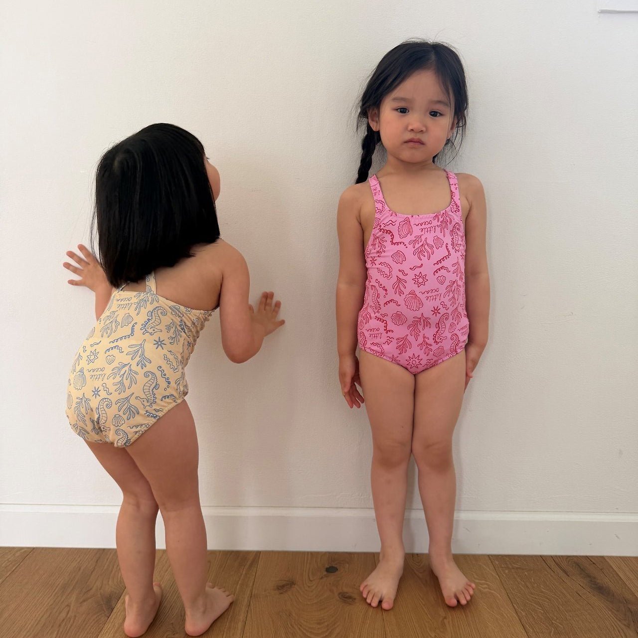 Kids SS26 Cross Back Little Ocean One - Piece Swimsuit (2 - 9y) - 2 Colors - AT NOON STORE