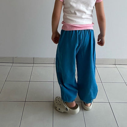 Kids SS26 Eight Jogger Pants (2 - 7y) - Blue - AT NOON STORE