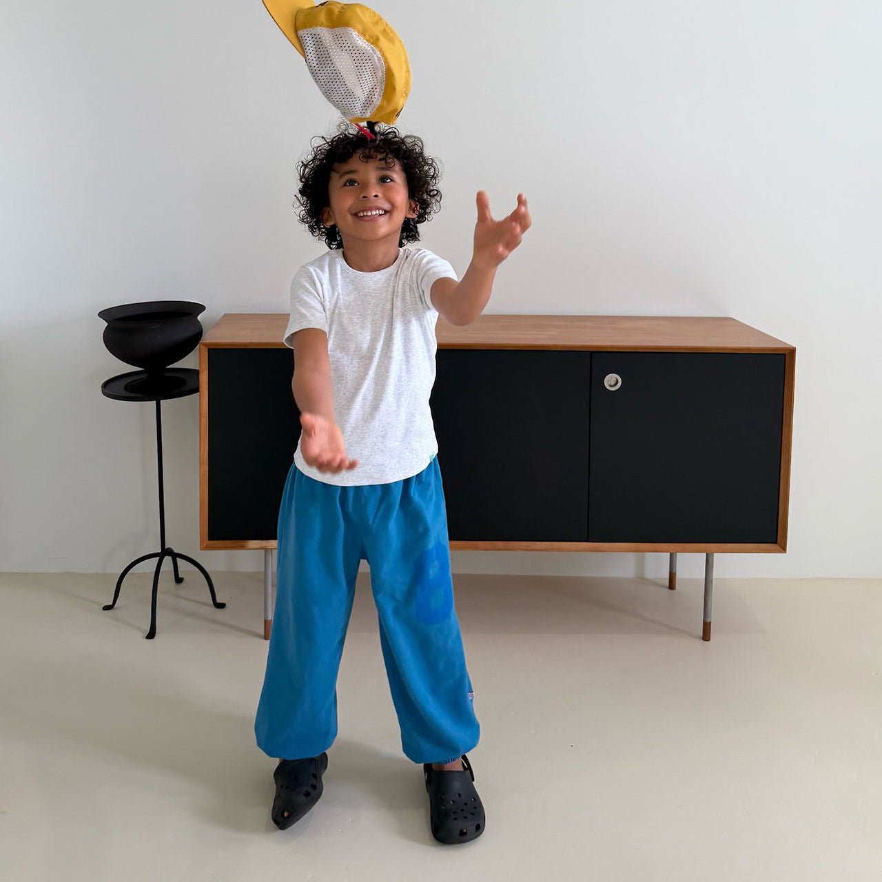 Kids SS26 Eight Jogger Pants (2 - 7y) - Blue - AT NOON STORE