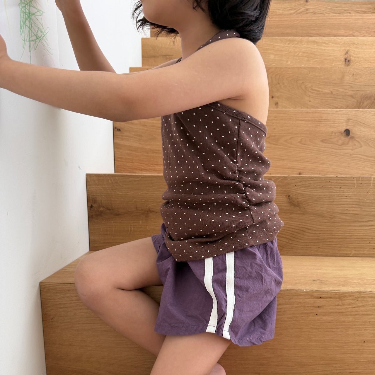 Kids SS26 Polka Dot Halter Top (2 - 10y) - 3 Colors - AT NOON STORE