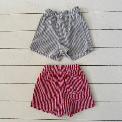 Kids SS26 Stripe Terry Cloth Shorts (2 - 10y) - 2 Colors - AT NOON STORE