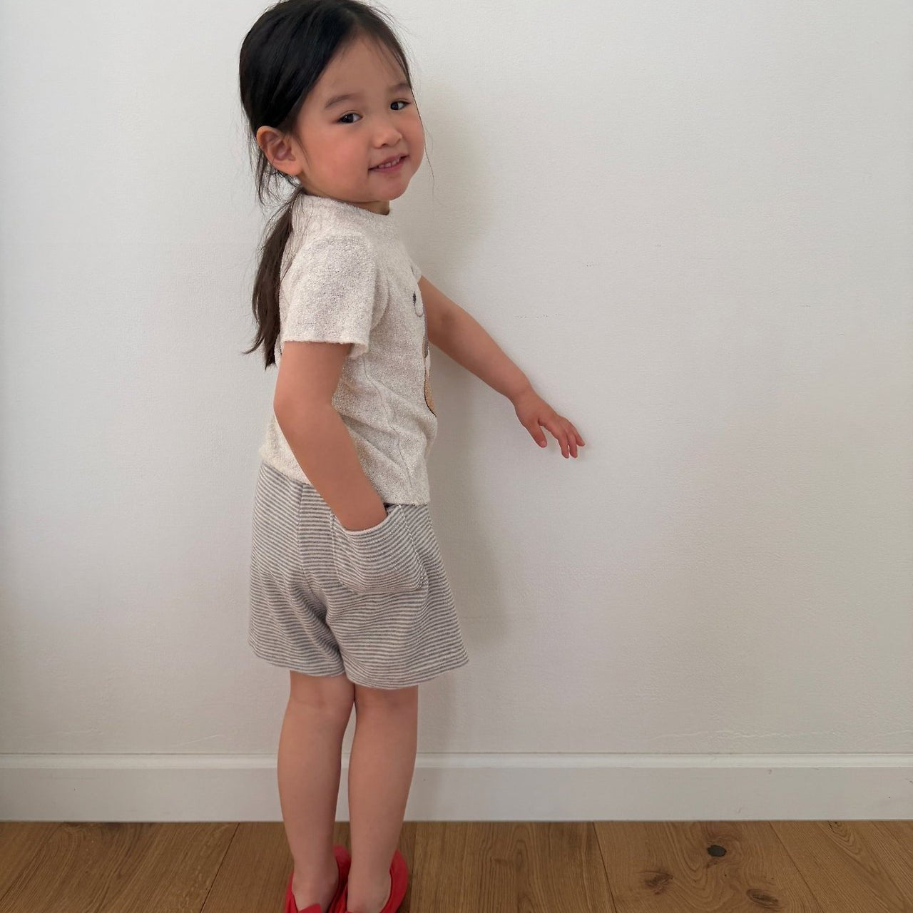 Kids SS26 Stripe Terry Cloth Shorts (2 - 10y) - 2 Colors - AT NOON STORE