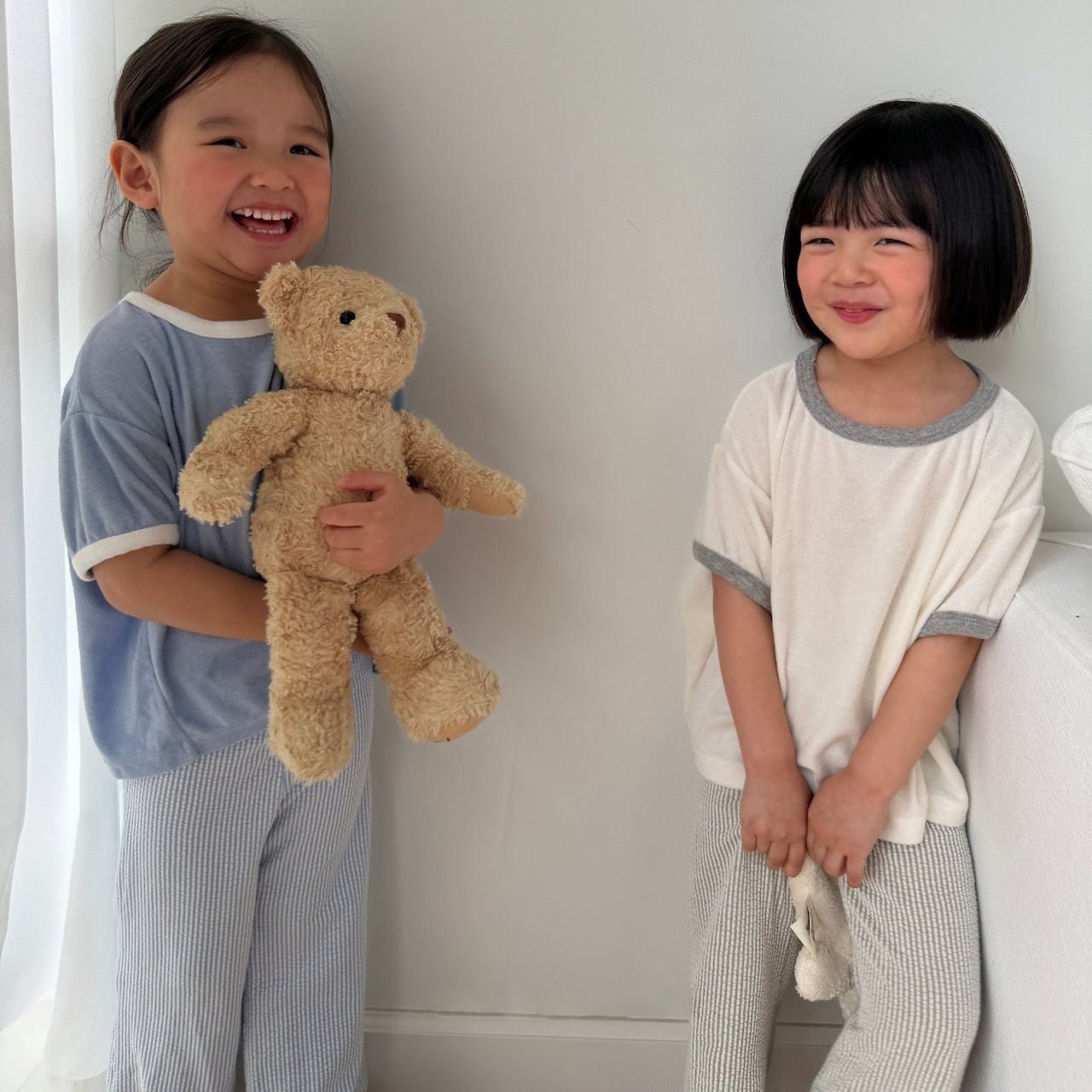 Kids SS26 Terry Cloth Short Sleeve Top (2 - 10y) - 2 Colors - AT NOON STORE