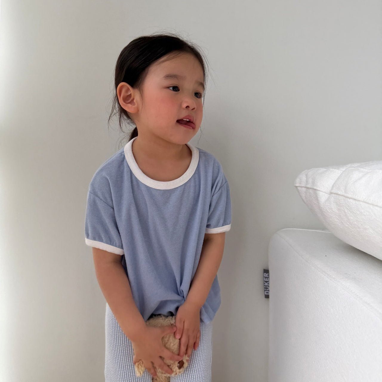 Kids SS26 Terry Cloth Short Sleeve Top (2 - 10y) - 2 Colors - AT NOON STORE
