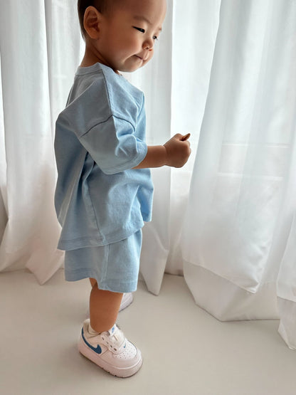 Kids T-Shirt and Shorts Set (6m - 8y) - 3 Colors - AT NOON STORE