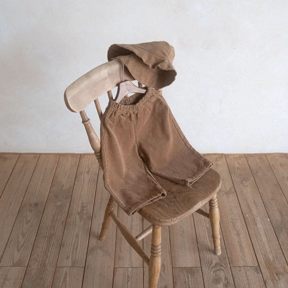 Kids Thin Corduroy Bucket Hat (1 - 6y) - 4 Colors kids outfit