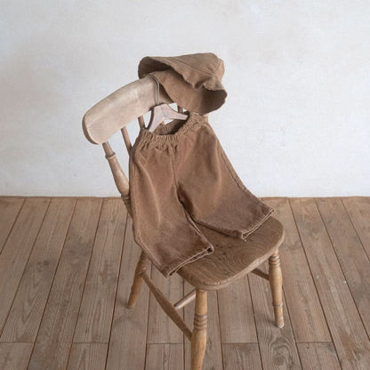 Kids Thin Corduroy Bucket Hat (1 - 6y) - 4 Colors kids outfit
