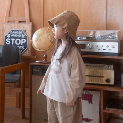 Kids Thin Corduroy Bucket Hat (1 - 6y) - 4 Colors kids outfit