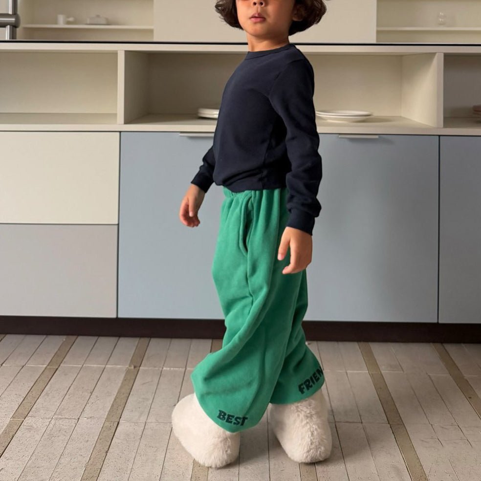 Kids W25 'Best Friend' Jogger Pants (2 - 7y) - 2 Colors kids outfit