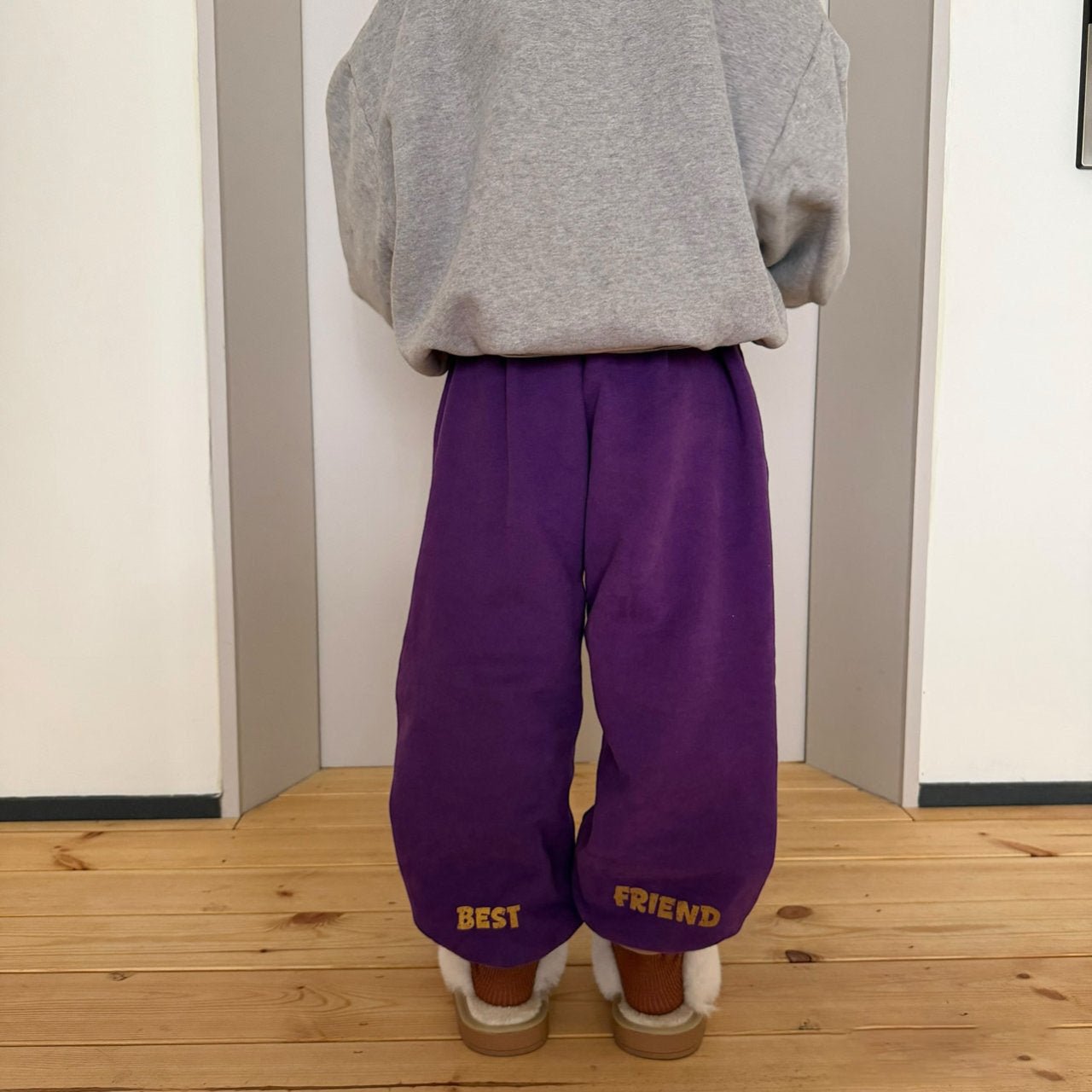 Kids W25 'Best Friend' Jogger Pants (2 - 7y) - 2 Colors kids outfit