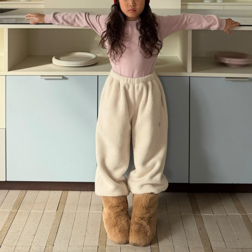 Kids W25 Crew Neck Basic Long Sleeve Top (2 - 7y) - 3 Colors kids outfit