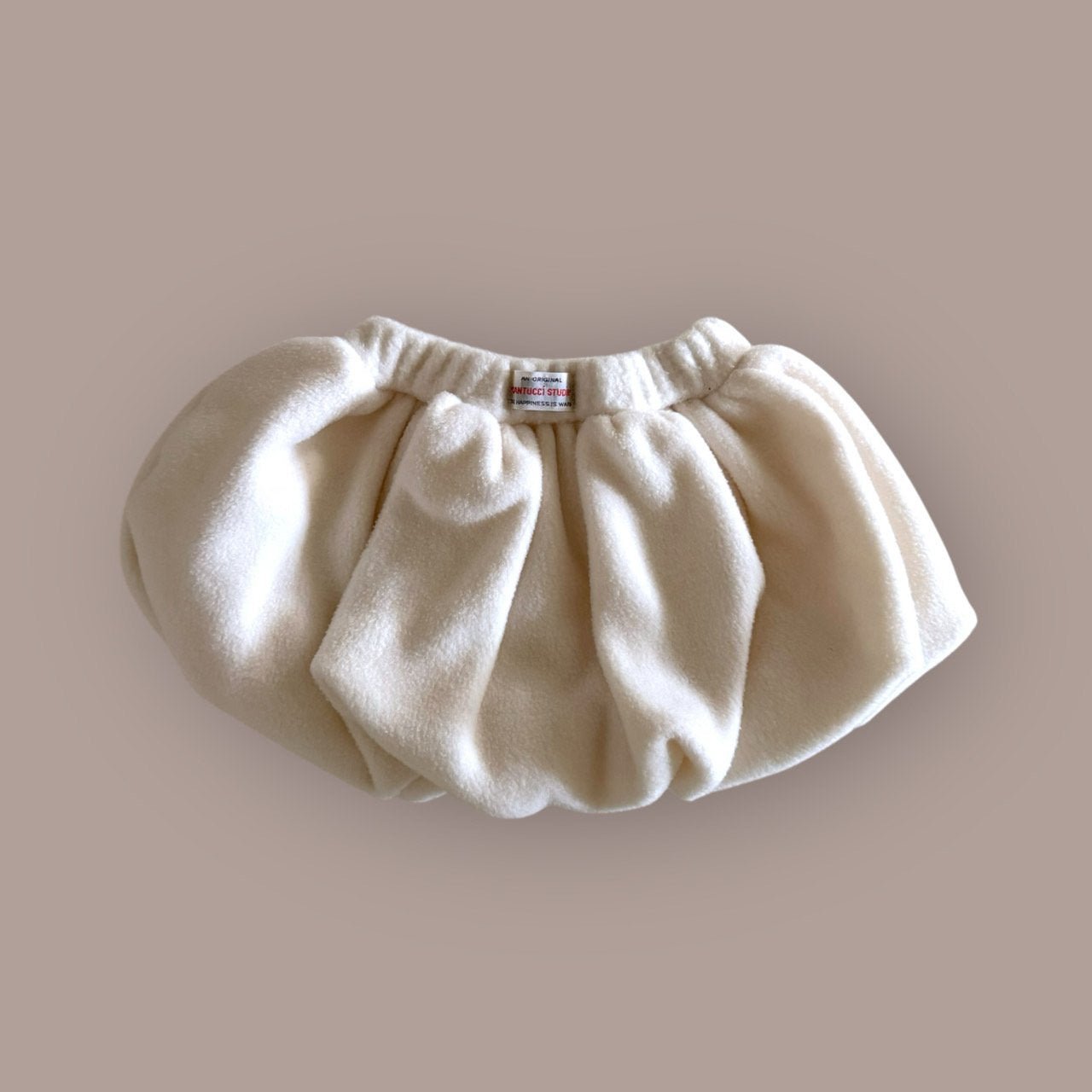 Kids W25 Fleece Balloon Skirt (2 - 7y) - Ivory kids outfit