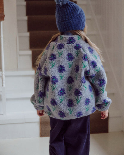 Kids W25 Floral Sherpa Jacket(3 - 8y) - 2 Colors kids outfit