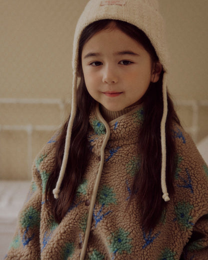 Kids W25 Floral Sherpa Jacket(3 - 8y) - 2 Colors kids outfit