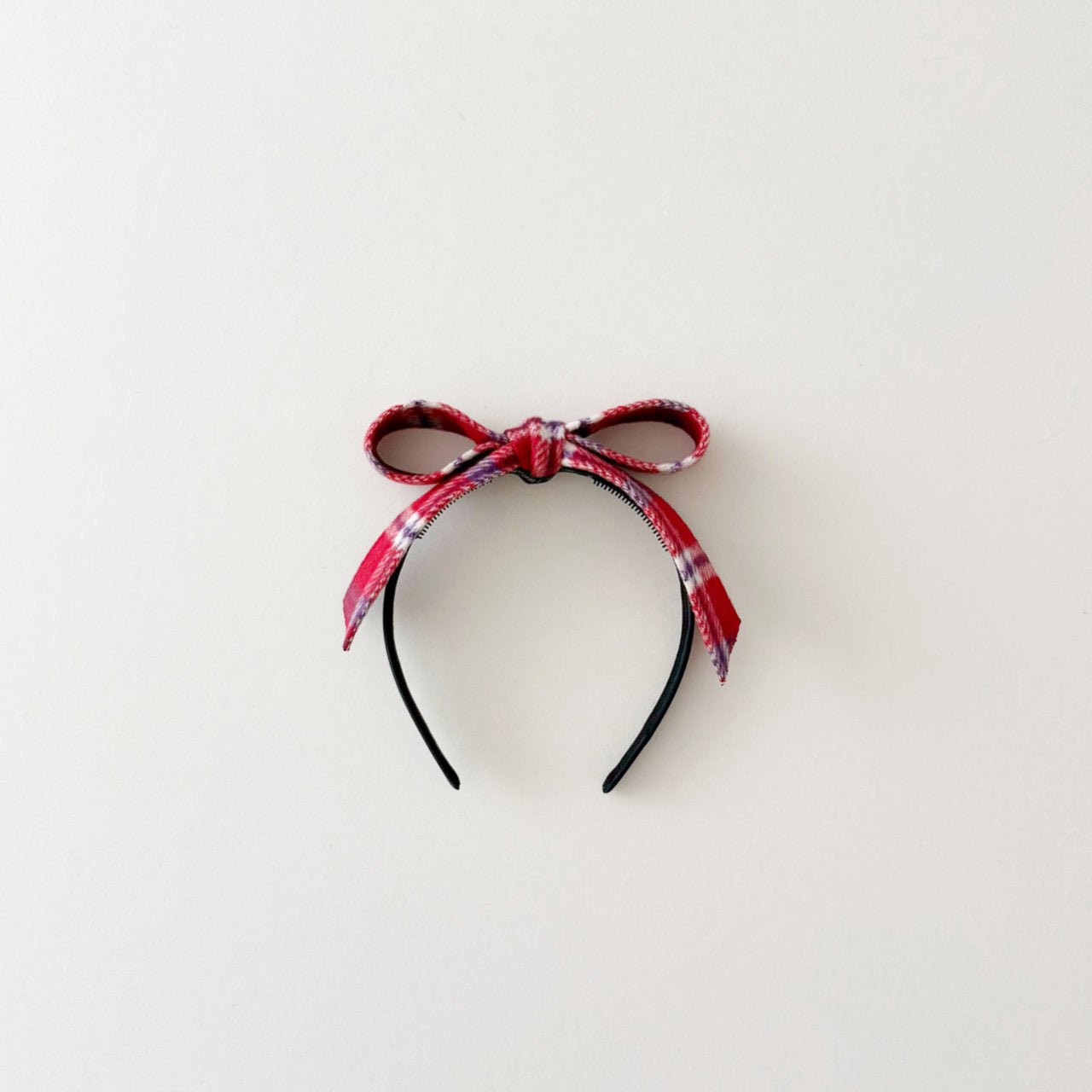 Kids W25 Holiday Plaid Bow Headband - 2 Colors kids outfit