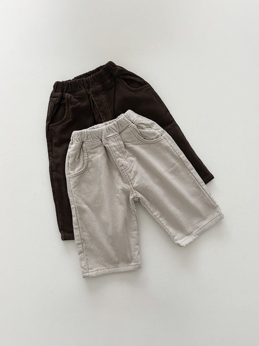 Kids W26 Corduroy Pull-On Pants (10m-10y) - 2 Colors kids outfit