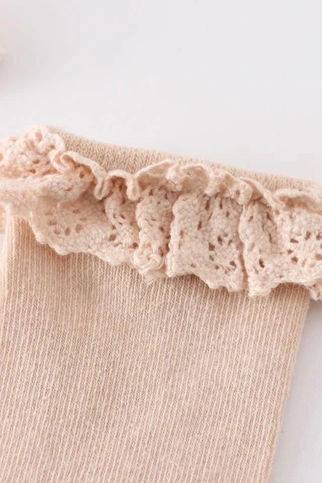 Knit Lace Girls Socks (0 - 6y) - 2 Colors kids outfit