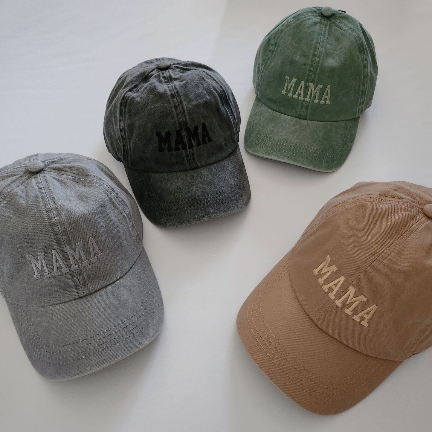 MAMA Embroidery Baseball Cap - 4 Colors kids outfit