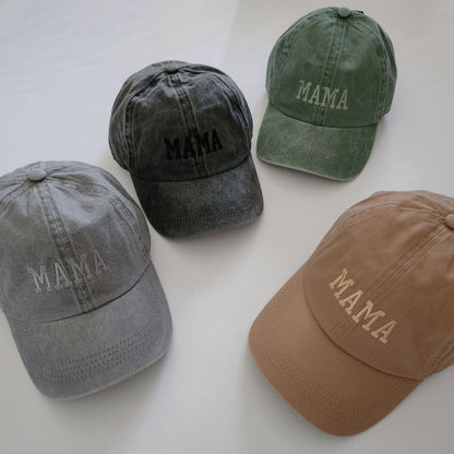 MAMA Embroidery Baseball Cap - 4 Colors kids outfit