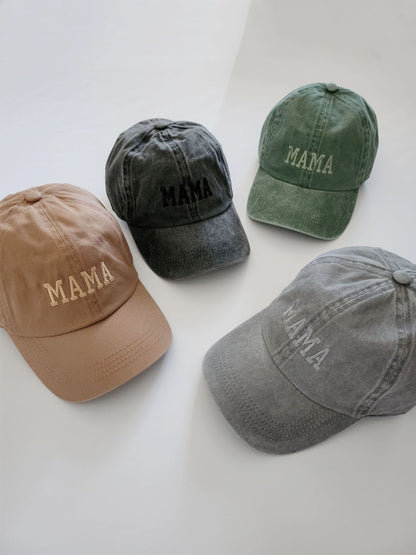 MAMA Embroidery Baseball Cap - 4 Colors kids outfit