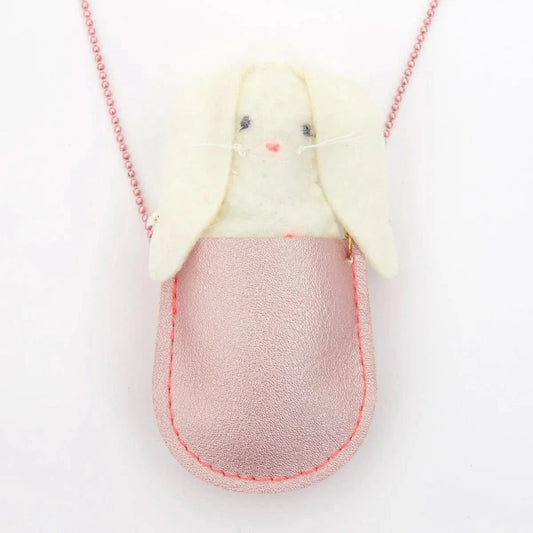 MeriMeri Bunny Pocket Necklace kids outfit